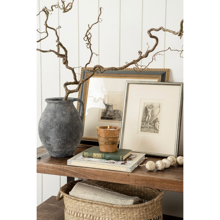 Rhodes Pitcher Vase in Stone