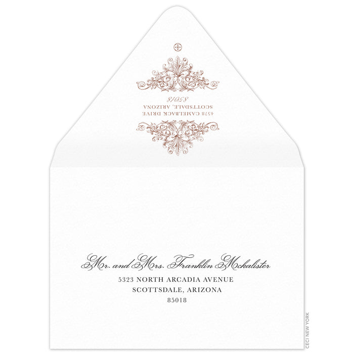 Rococo Invitation Envelope