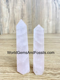 Rose Quartz Obelisk 3"-4"