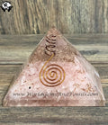 Rose Quartz Orgone Pyramids 3"