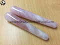 Rose Quartz Wand Round End