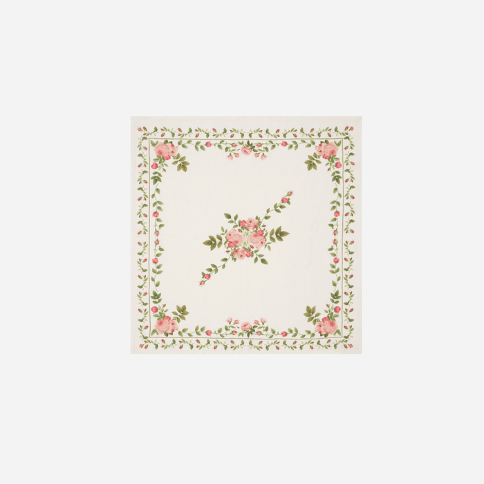 Rose Trellis Linen Napkin