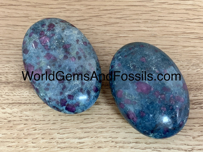 Ruby Kyanite Palm Stone