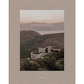 Seeking Sanctuary book cover with mountain landscape photo and minimalist title text