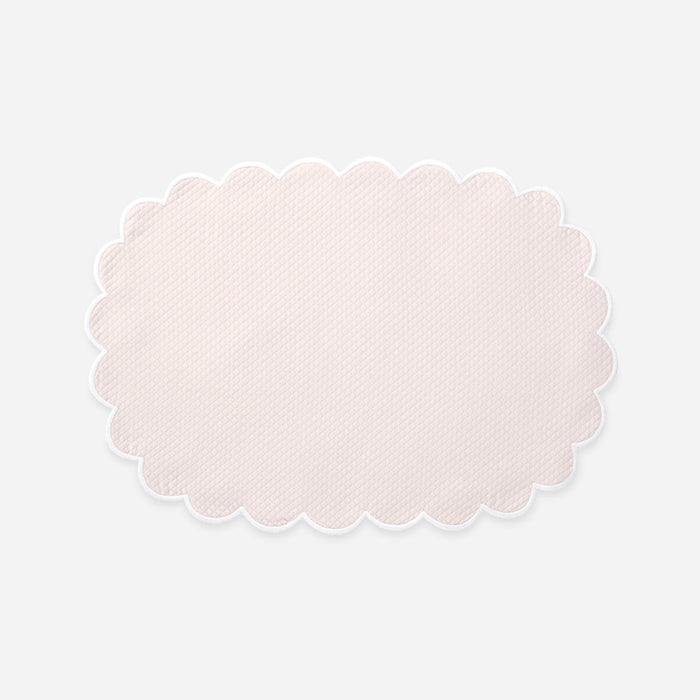 Set of Four Savannah Gardens Oval Pink Placemats