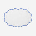 Matouk Set-of-Four Scallop Napkins - Sky Blue