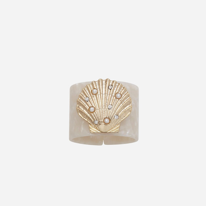Shell Napkin Ring - Set of 4
