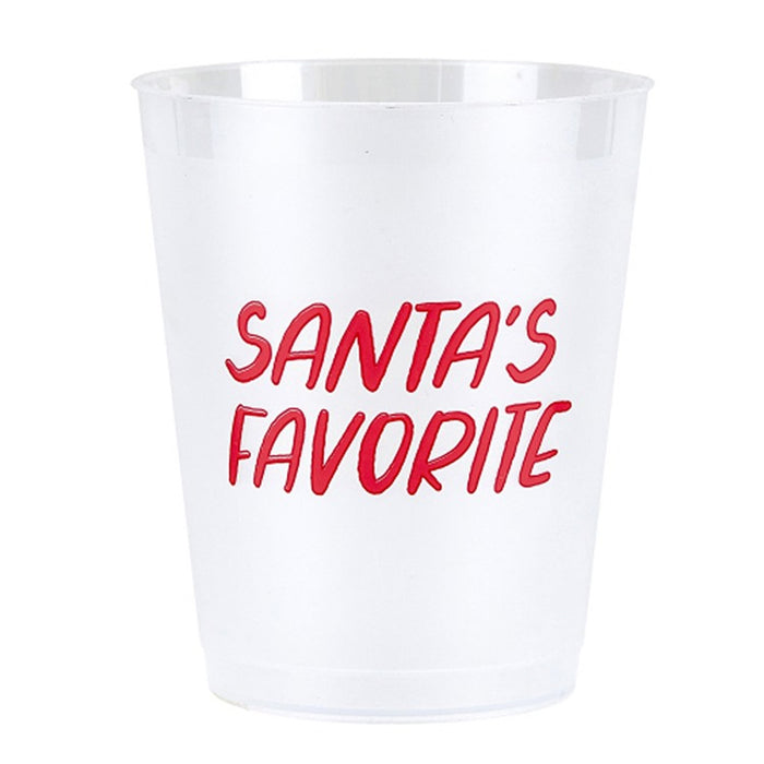 Slant - Frost Party Cups - 16oz - Santa's Favorite - Findlay Rowe Designs
