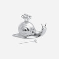 Snail Silver-Plated Cocktail Pick Holder