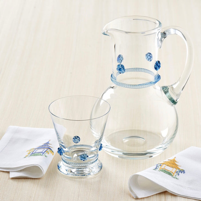 Soft Blue Rosettes Tumbler