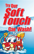 Soft Touch Car Wash Sign Insert - 28" x 44" - UnitedSign