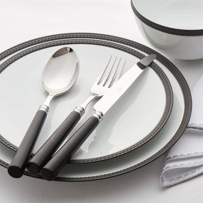 L'Objet - Soie Tressée Black Cereal Bowl