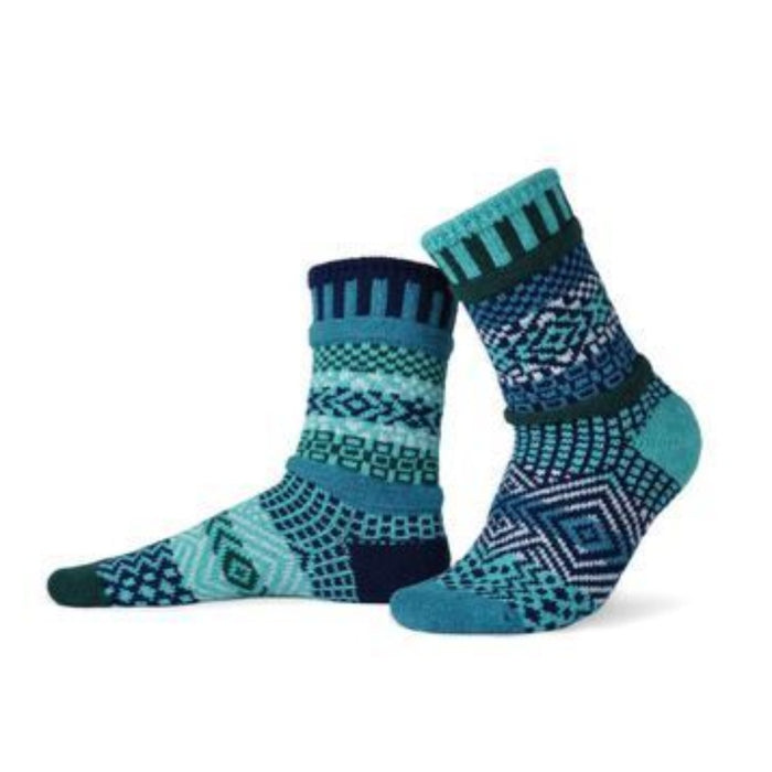 Solmate Socks - Evergreen Crew Socks - Medium