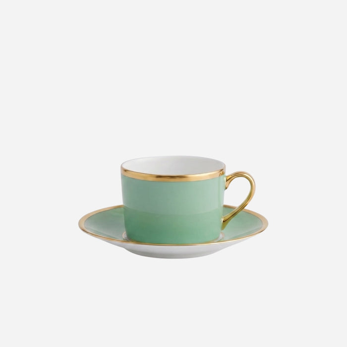 Sous Le Soleil Mint Teacup & Saucer