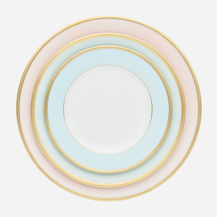 sous le soleil opal side plate with gold rim bonadea