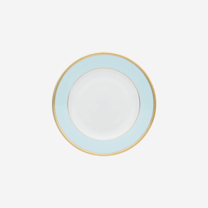 sous le soleil opal dinner plate with gold rim bonadea