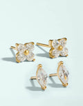 Spartina - Earrings - Sparkly Clover Stud - Set of 2 - Findlay Rowe Designs