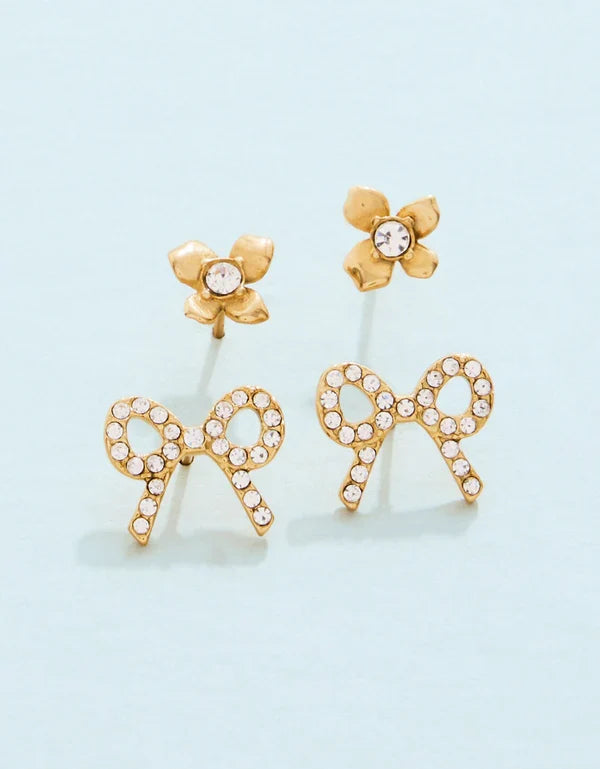 Spartina - Earrings - Sweet Bows Stud - Set of 2 - Findlay Rowe Designs