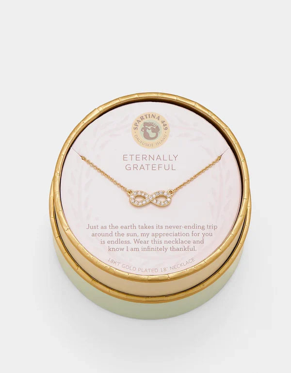 Spartina - Necklace - Sea La Vie Eternally Grateful-Infinity - Gold - Findlay Rowe Designs