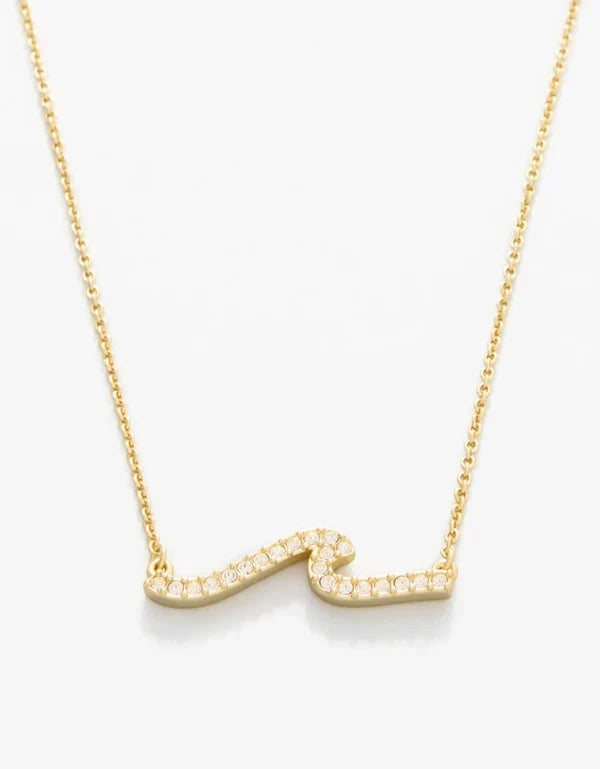 Spartina - Necklace - Sea La Vie Hope Floats-Wave - Gold - Findlay Rowe Designs
