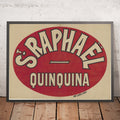 A framed image of St Raphaël Quinquina Vintage Aperitif Poster, 1898