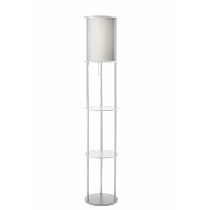 Stacey Round Shelf Floor Lamp