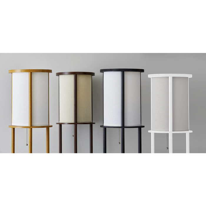Stacey Round Shelf Floor Lamp