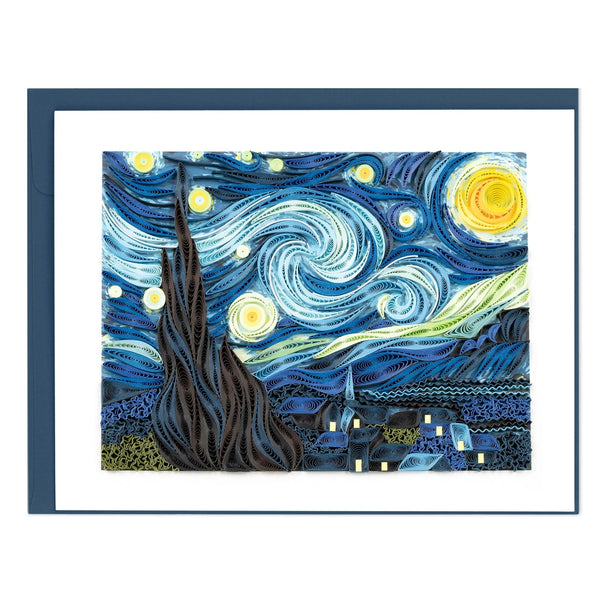 Starry Night Quilling Card