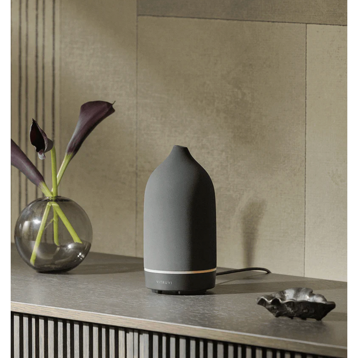 Stone Essential Oil Diffuser - Black