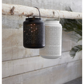 Sunburst Solar LED Lantern Black