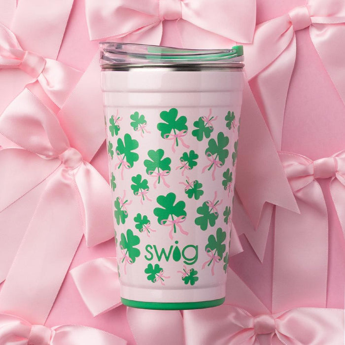 Swig - Party Cup 24oz - Clover Crush - Findlay Rowe Designs