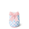 Swig - Stemless Wine Cup 12oz- Gingham Blue - Findlay Rowe Designs