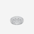 Swing small plate in crystal by baccarat bonadea