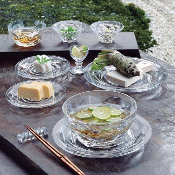 Swing small plate in crystal by baccarat bonadea
