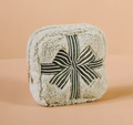 The Darling Effect Square Teddy Pouch-Holiday Gift Bow Green