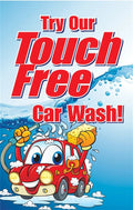 Touch Free Car Wash Sign Insert - 28"w x 44"h - UnitedSign