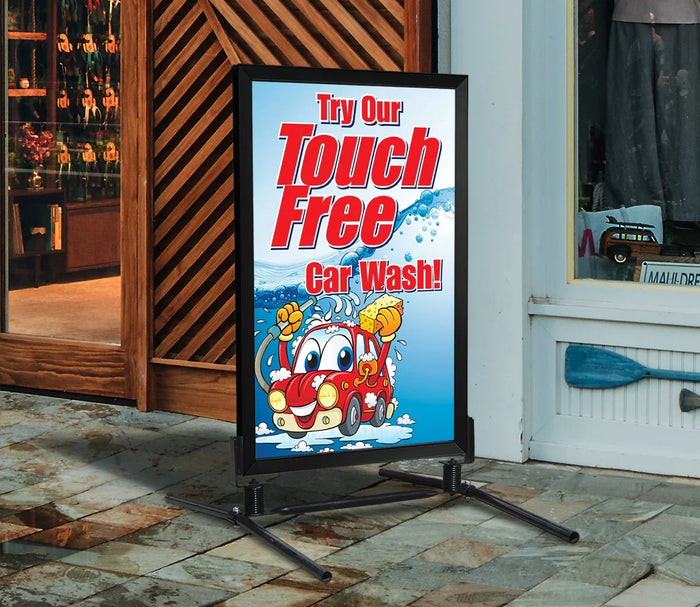 Touch Free Car Wash Sign Insert - 28"w x 44"h - UnitedSign
