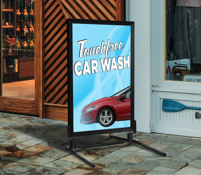 Touchfree Car Wash Sign Insert - 28"w x 44"h - UnitedSign