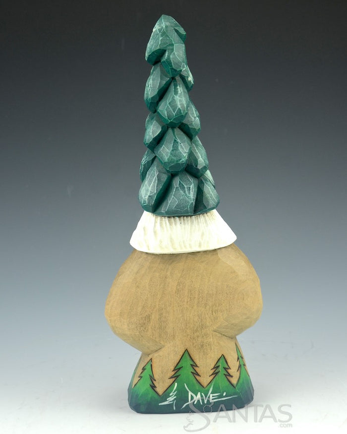 Tree Hat Tall Hat Santa Carving by Dave Francis