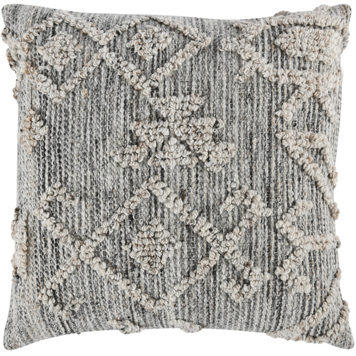 Tundra Gray Outdoor Cushion 22" x 22"
