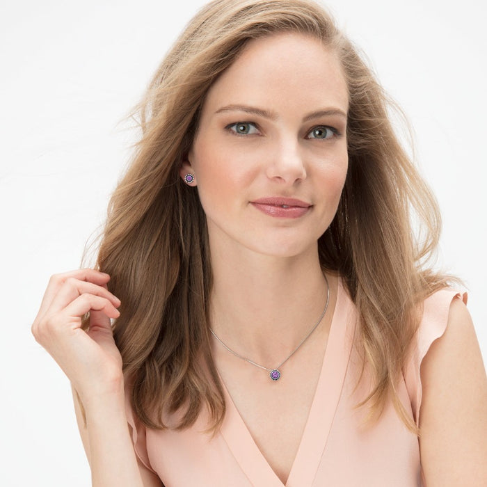 Twinkle Mini Post Earrings-February
