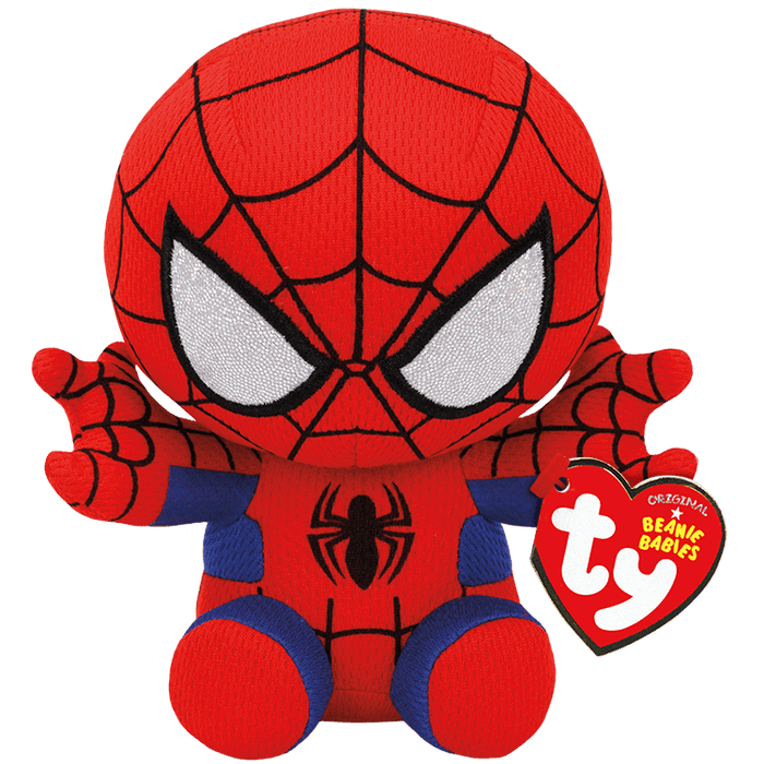 Ty Beanie Boos - Medium Spiderman - Marvel Collection