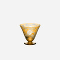 Verdure Stemless Glass Coupe Amber