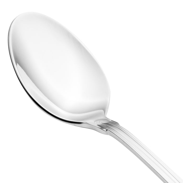 Walco 9304 Luxor 7 1/4" 18/10 Stainless Steel Extra Heavy Weight Iced Tea Spoon - 12/Pack