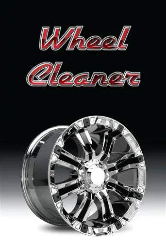 Wheel Cleaner Sign Insert - 24"w x 36"h - UnitedSign
