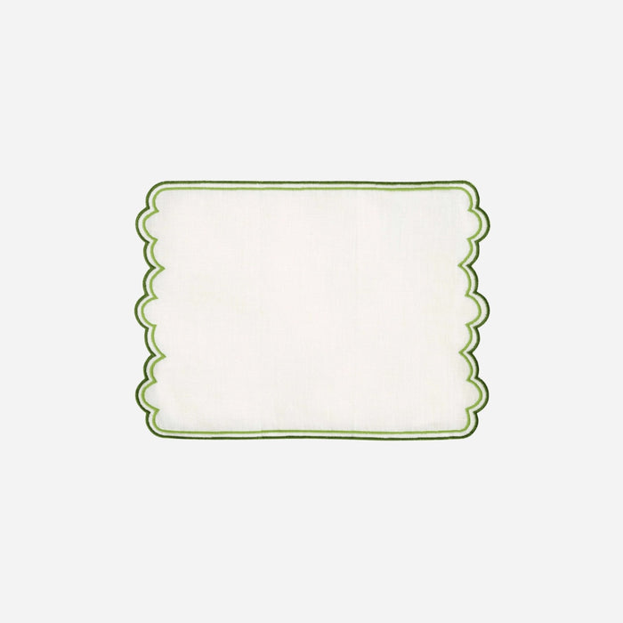 Willow Green Cocktail Napkin - Set of 4