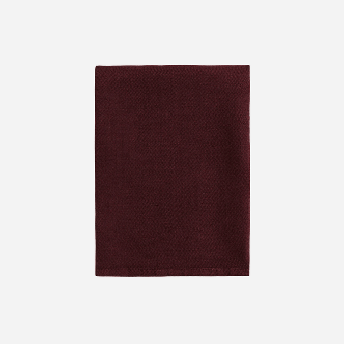Wine Linen Sateen Napkins - Set of 4