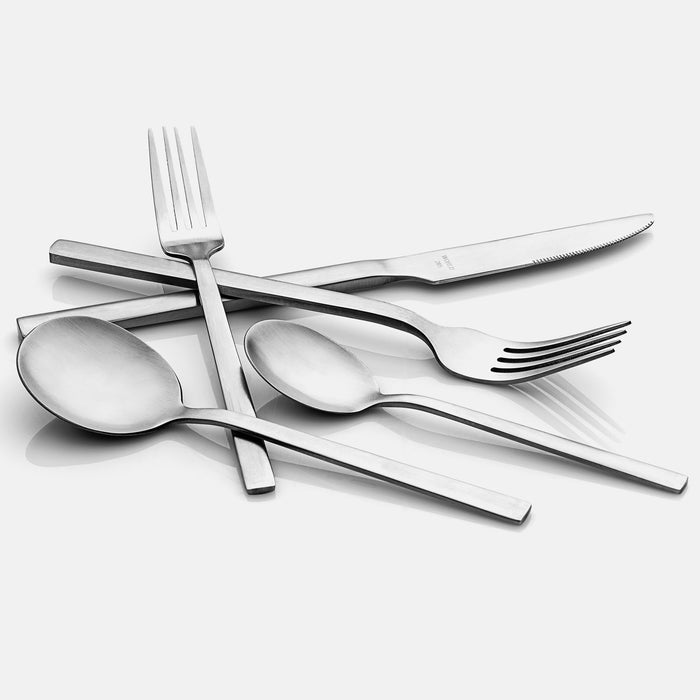 World Tableware 663 5501 Elexa Satin 9" 18/0 Stainless Steel Heavy Weight Dinner Knife - 12/Pack