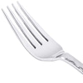 World Tableware 994 030 Aspire 7 1/8" 18/8 Stainless Steel Extra Heavy Weight Utility / Dessert Fork - 12/Pack