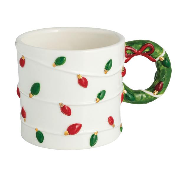 Wreath Handle Mug